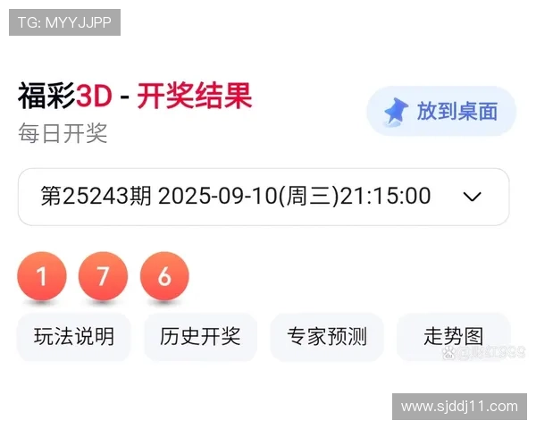 福彩3d开奖结果最新公布,福彩开奖号码实时更新